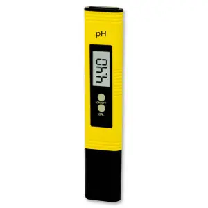 Misuratore pH pen-type pH02 digitale tascabile: pH-metro per analisi acqua idroponica, acquaponica e acquari