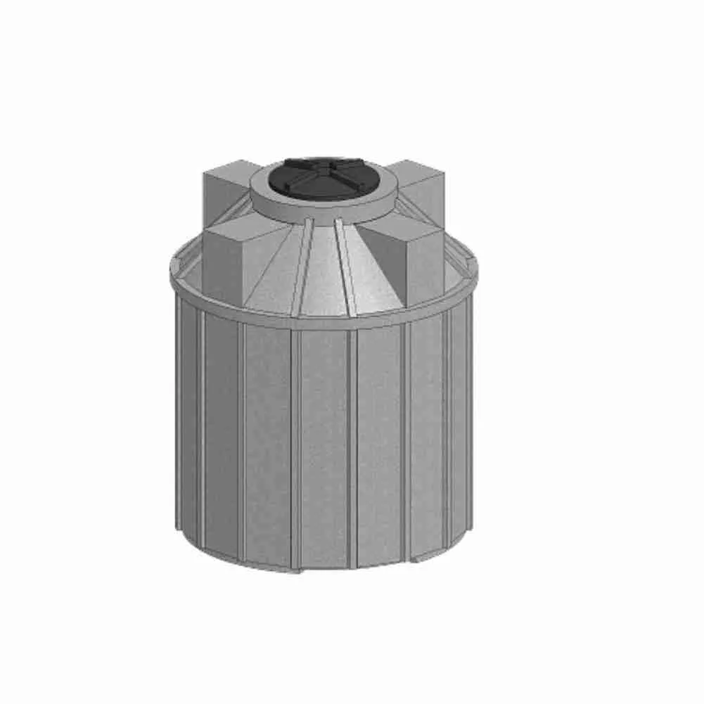 Cisterna da interro PE plastica cilindrica verticale diverse misure per stoccaggio acqua