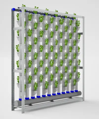 GrowPipes parete verticale di coltivazione idroponica: kit modulare per casa, ristoranti e B2B