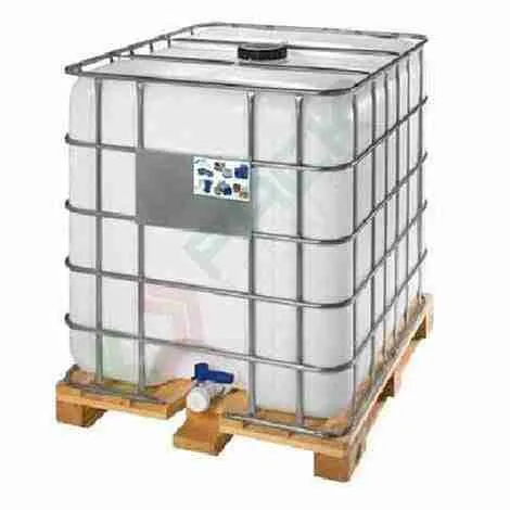 Cisterna IBC 1000 L in HDPE – Nuova, Idonea ad Acqua e Alimenti