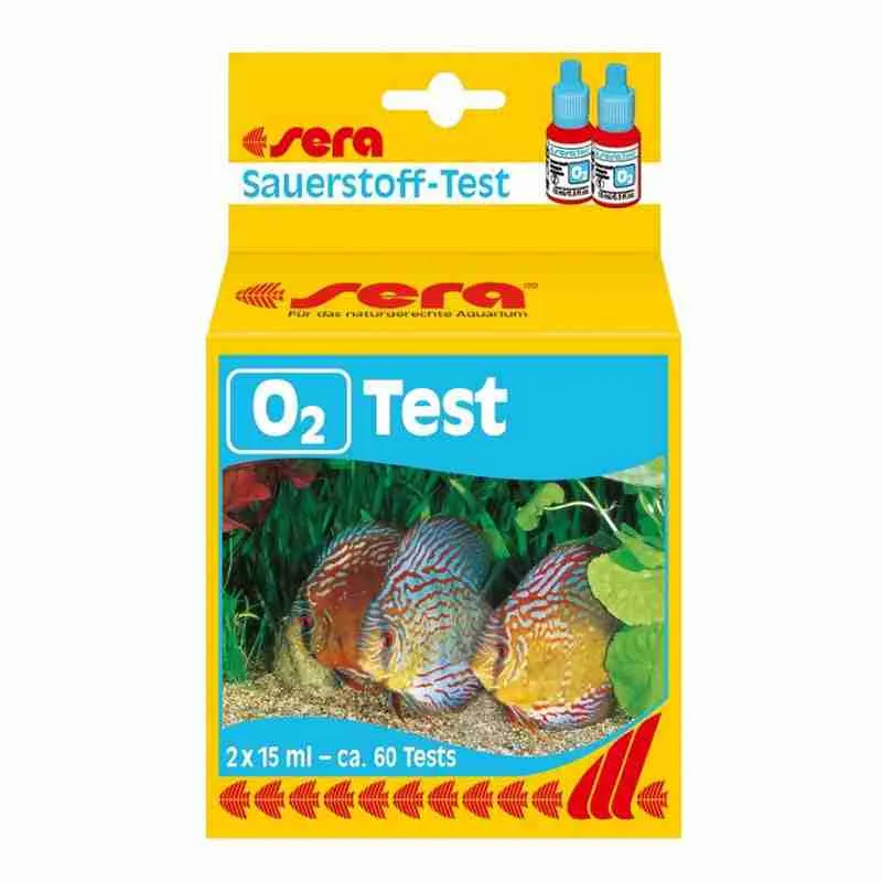 Sera Test Ossigeno disciolto O2 kit acquaponica acquari acqua misura concentrazione