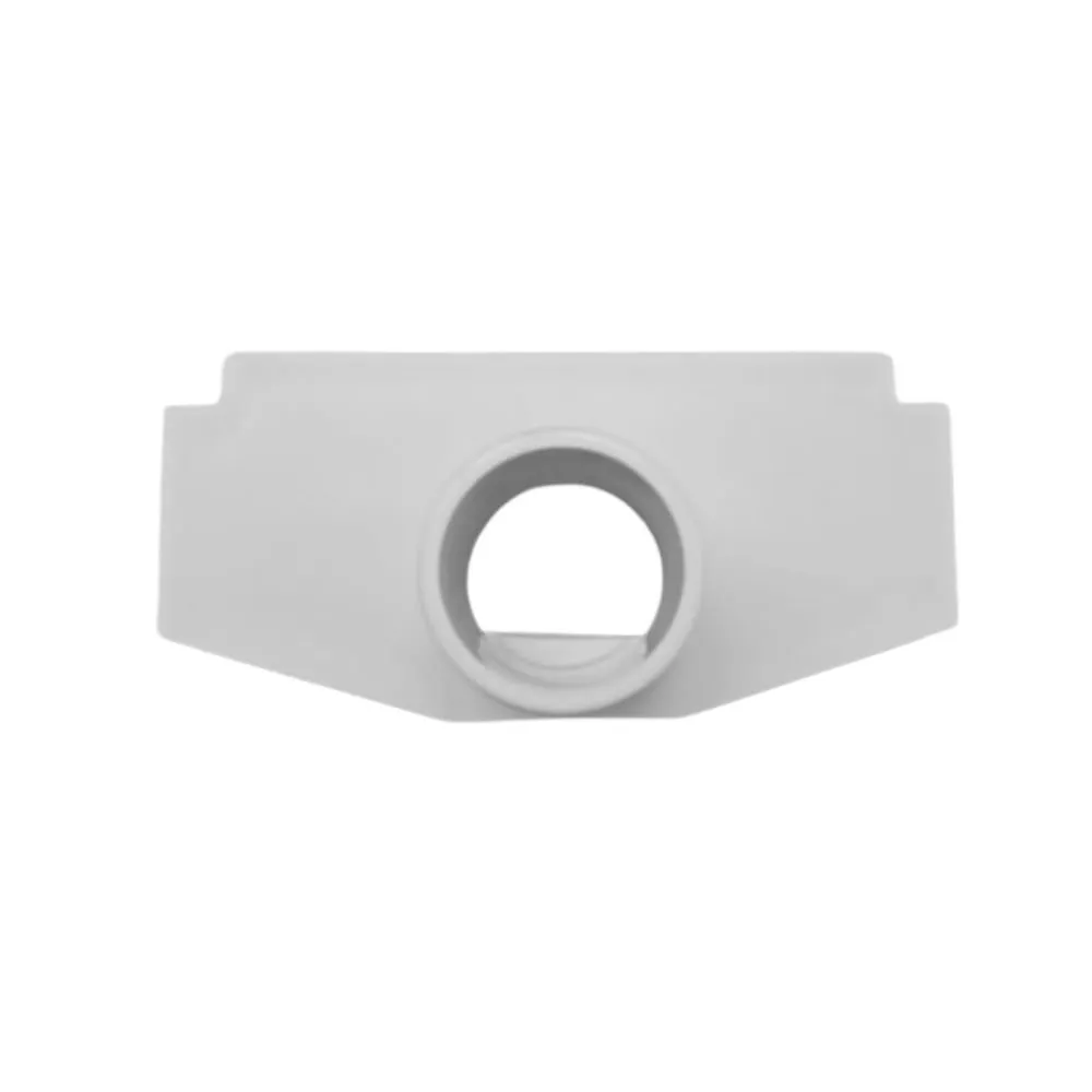 Raccordo scarico NFT 100x50 mm con manicotto di uscita 32mm vista esterna frontale