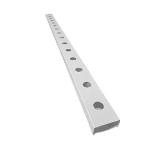 Canalina NFT 100x50 PVC bianco Growrilla 2 m con 16 fori coperchio prodotto diagonale