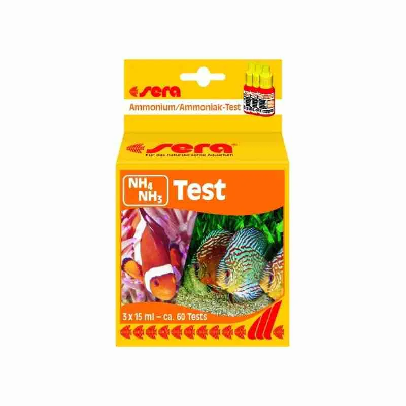Sera Tester Ammoniaca NH3 NH4 kit analisi acqua per acquaponica acquari laghetto pesci