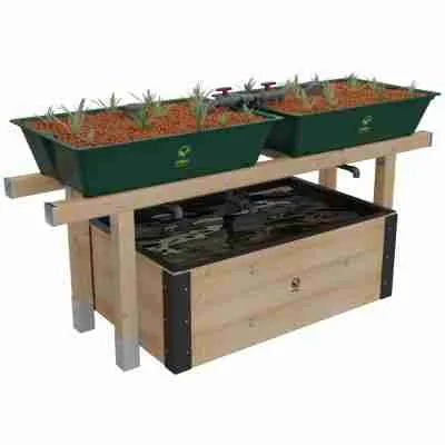 Ofera Cycle Garden 2X sistema acquaponica modulare per giardino home growing fuori suolo