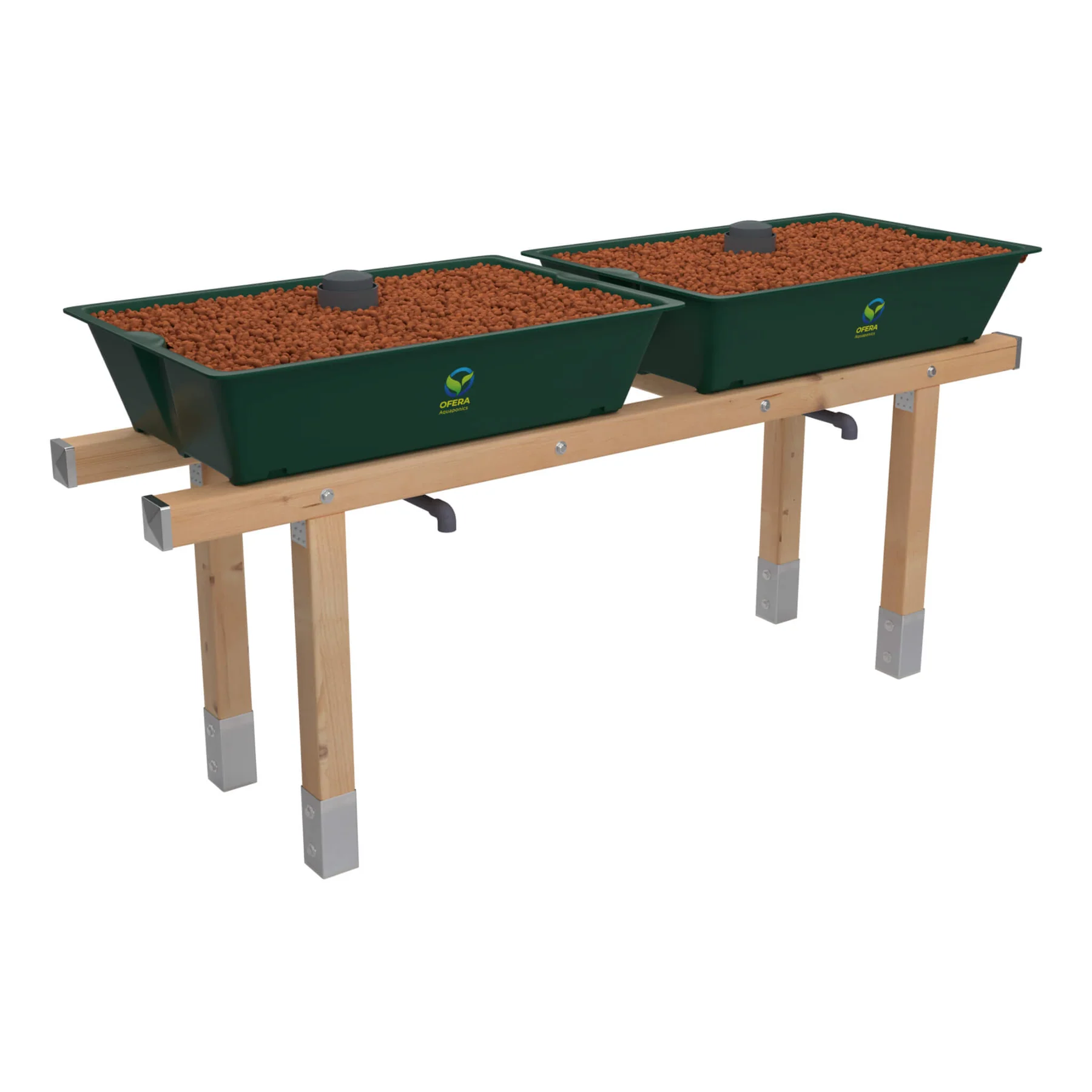 Grow Bed 2X Basic Ofera – Sistema per Acquaponica e Idroponica