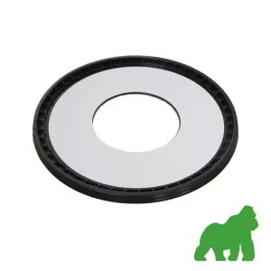 Coperchio forato per vaso RDWC Growrilla 19 litri diametro 30 cm con foro centrale cestello idroponica