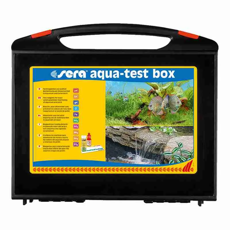 Valigetta Test Acqua 9 valori misurabili kit completo analisi per acquaponica acquari laghetto
