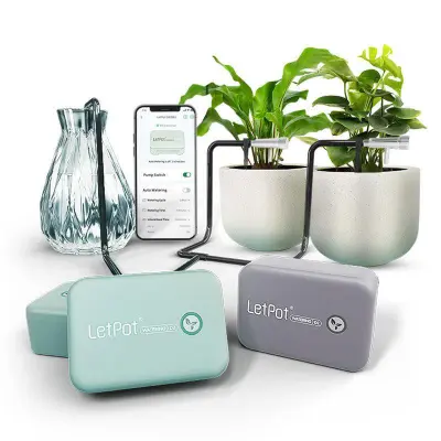 LetPot Automatic Watering System: irrigazione a goccia automatica e automatizzata con applicazione smartphone