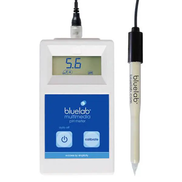 Bluelab Multimedia pH Meter con sonda di penetrazione per misurare il pH di terreno, substrato e soluzione nutritiva idroponica