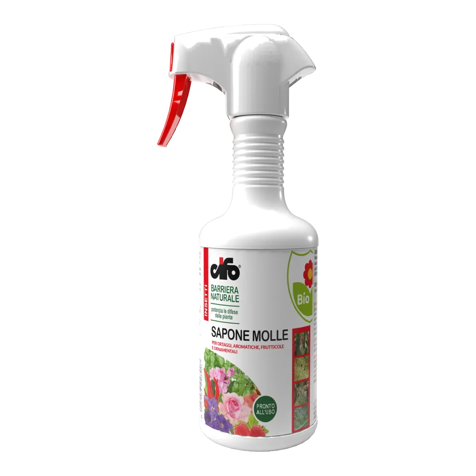 Sapone molle 500 ml antiparassitario naturale per piante coltivazione idroponica acquaponica