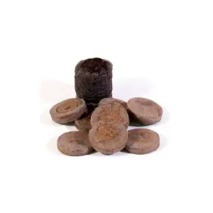 Mini-Jiffy 3 cm 100 dischetti di torba per germinazione semi e talee in idroponica, acquaponica e orto