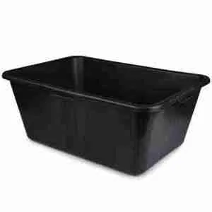 Vasca in Plastica 90 L – Serbatoio Idroponica con Manici 76x53x31 cm
