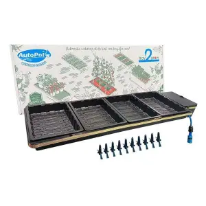 Kit AutoPot Tray2Grow: vassoio, tubi e accessori per irrigazione automatica senza elettricita di piante e microgreens