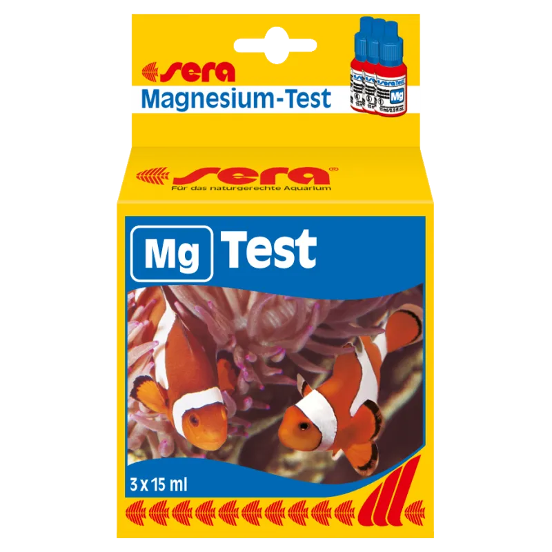 Sera Tester Magnesio Mg kit analisi acqua per acquaponica acquari laghetto reef