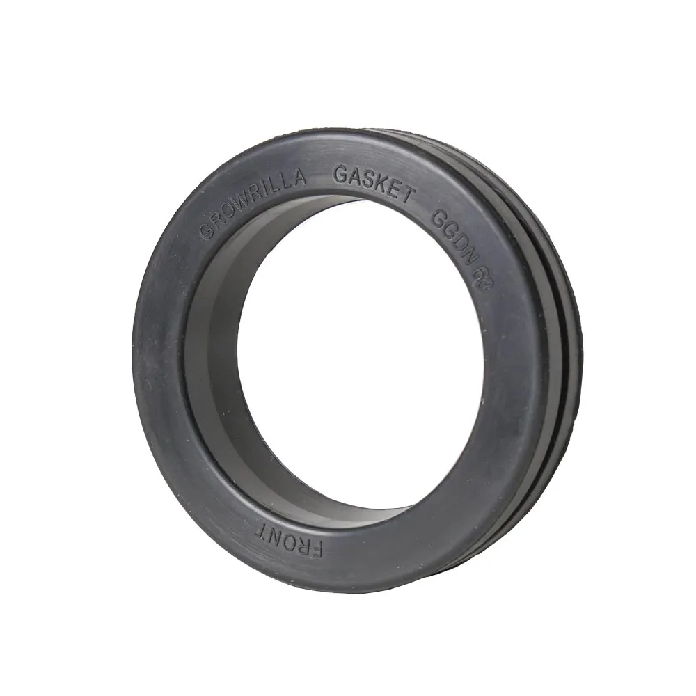 Guarnizione Growrilla 63 mm in gomma per innesto tubi PVC idroponica e acquaponica vista frontale