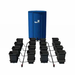 Kit AutoPot 16 vasi: sistema idroponico modulare con serbatoio e irrigazione capillare automatica fuori suolo