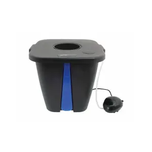 Aeros sistema idroponico DWC: vaso Deep Water Culture per coltivazione fuori suolo a galleggiamento radici in acqua nutritiva