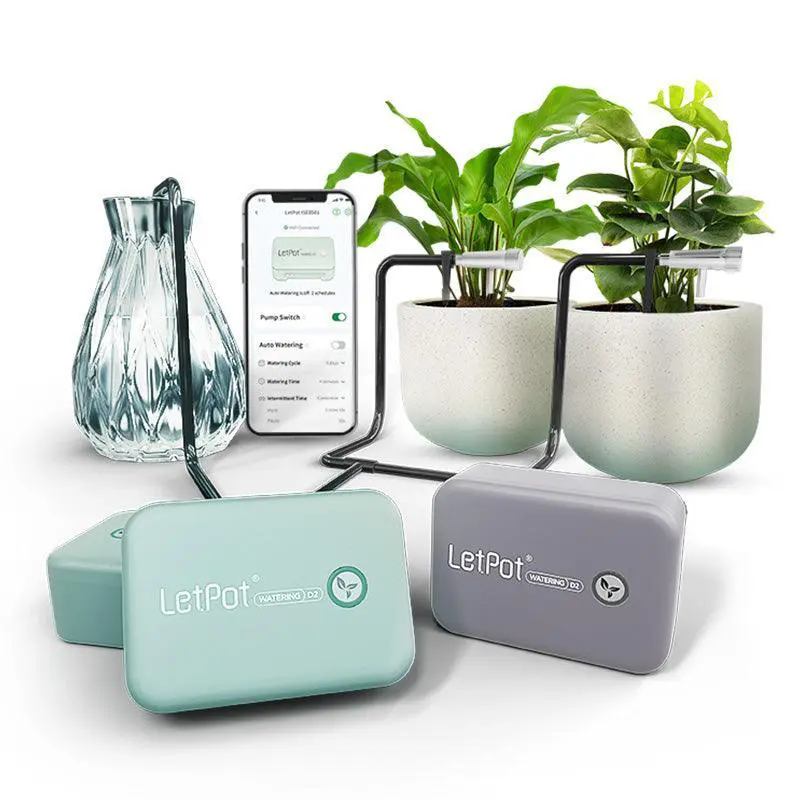 LetPot Automatic Watering System: irrigazione a goccia automatica e automatizzata con applicazione smartphone