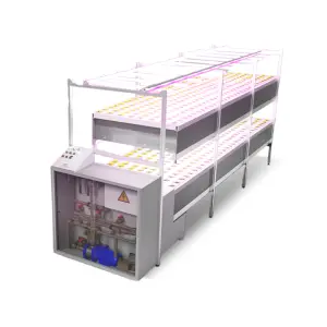 Agricooltur Plant Core 20+20 PLACOR2020: aeroponico 2 livelli con 40 piastre, LED e pannello IoT
